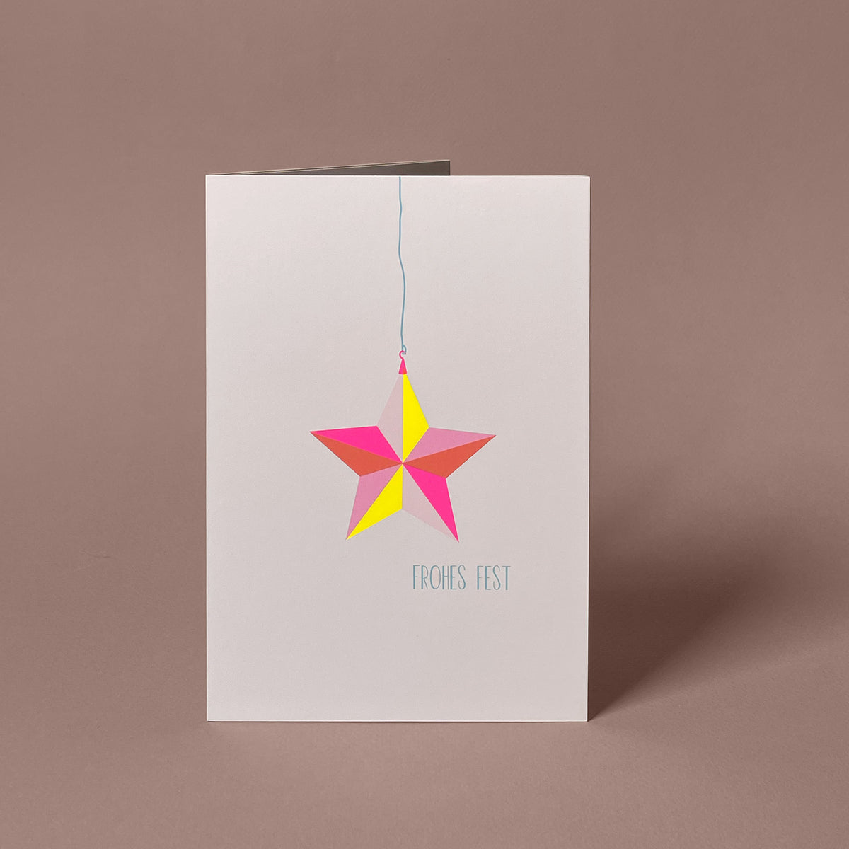 HeyCards Winterstern — Karte