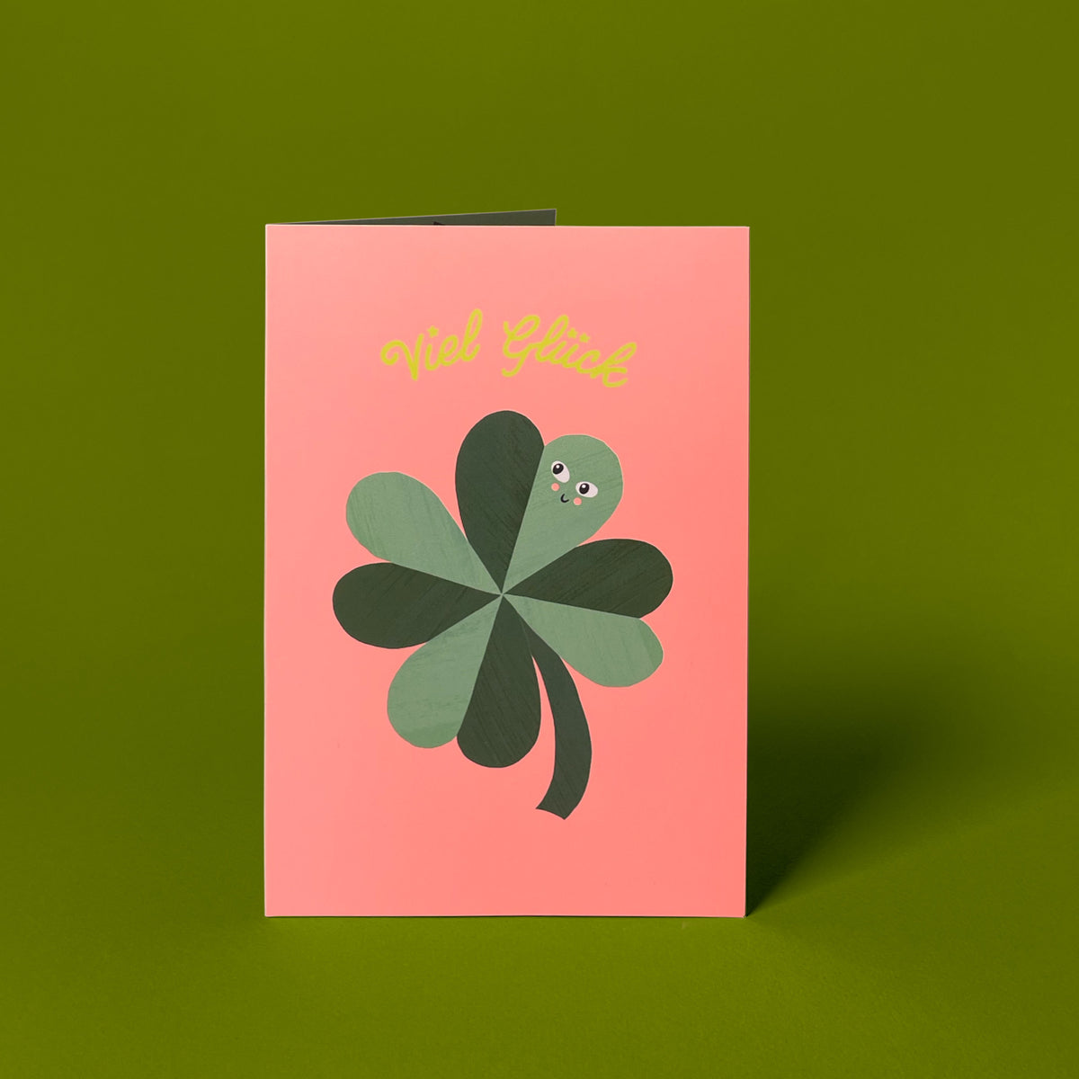 Mini Glücksklee – Karte und gefaltetes Objekt