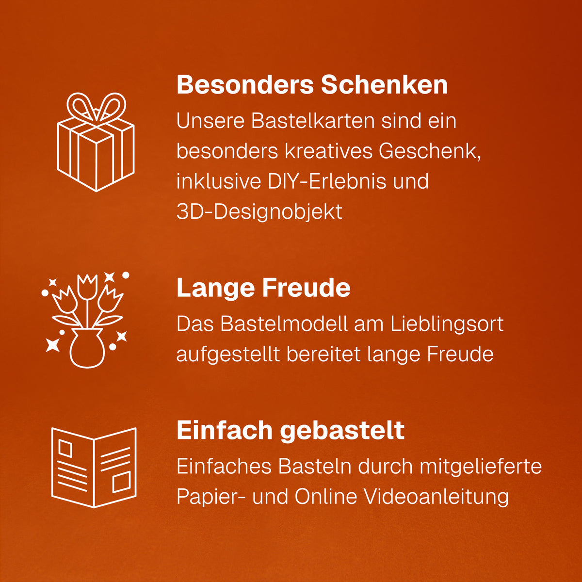 HeyCards Mini Stern – Besonders schenken, lange Freude, einfach gebastelt