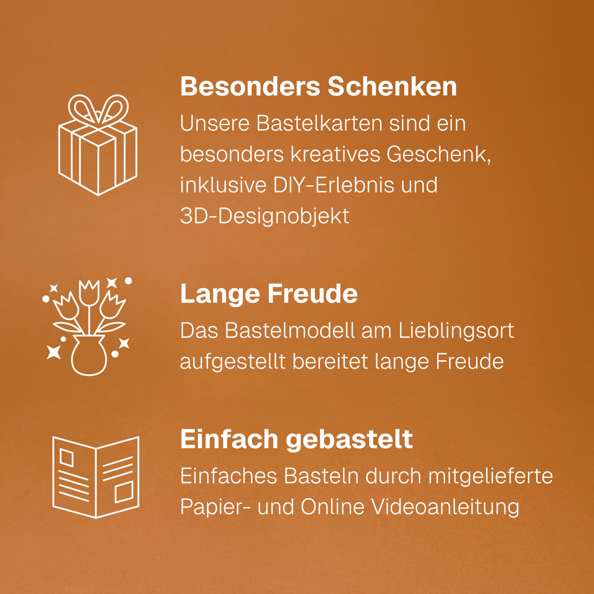 HeyCards Mini Glücksklee – Besonders schenken, lange Freude, einfach gebastelt