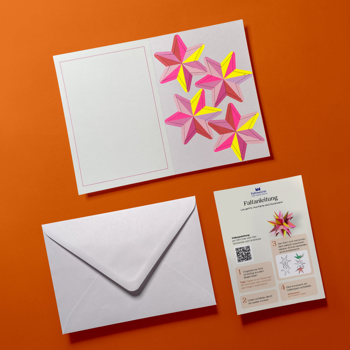 HeyCards Mini Stern – Karte, Umschlag und Anleitung
